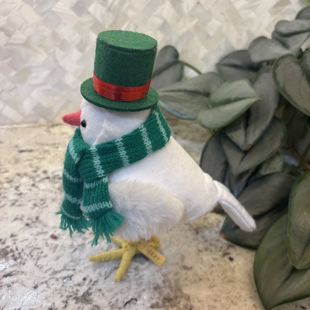 Target Wondershop Featherly Friends Fabric Christmas Birds Lot Of 6